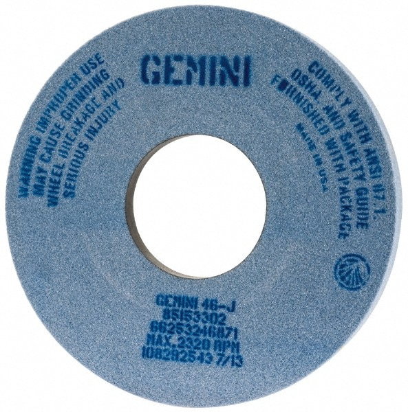 Norton 66253246871 Surface Grinding Wheel: 14" Dia, 1-1/2" Thick, 5" Hole, 46 Grit, J Hardness Image