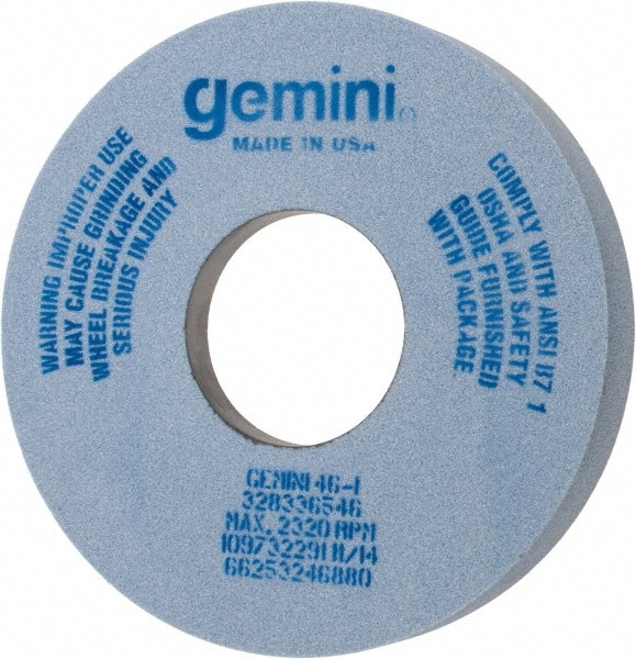 Norton 66253246880 Surface Grinding Wheel: 14" Dia, 2" Thick, 5" Hole, 46 Grit, I Hardness Image