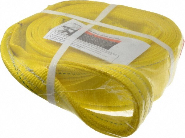 Lift-All EE2803DTX12 Eye & Eye Sling: 3" Wide, 12 Long, 17,200 lb Vertical, Polyester Image