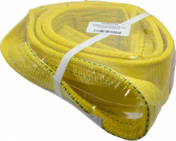 Lift-All EE2803DTX6 Eye & Eye Sling: 3" Wide, 6 Long, 17,200 lb Vertical, Polyester Image