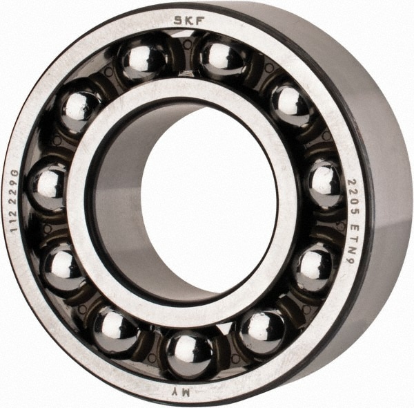 SKF 2205 ETN9 Self-Aligning Ball Bearing: 25 mm Bore Dia, 52 mm OD, 18 mm OAW Image