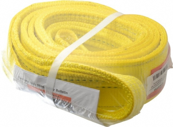 Lift-All EE2803DFX8 Eye & Eye Sling: 3" Wide, 8 Long, 17,200 lb Vertical, Polyester Image