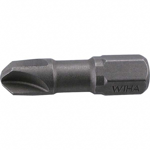 Wiha 71910 Screwdriver Insert Bit: #10 Point, 6.3 mm Drive, 25 mm OAL Image