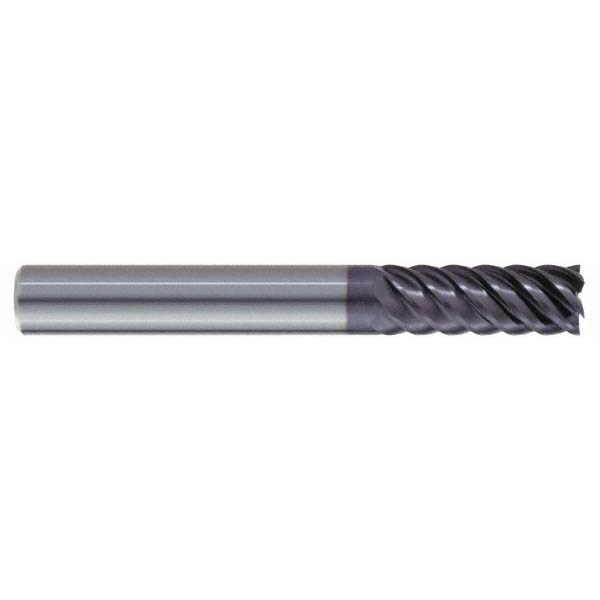 Square End Mill: 5/16'' Dia, 3/4'' LOC, 5/16'' Shank Dia, 4'' OAL, 4 Flutes, Solid Carbide