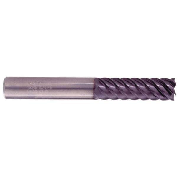 Kennametal 1925167 Square End Mill: 1 Dia, 3-1/2 LOC, 1 Shank Dia, 6 OAL, 6 Flutes, Solid Carbide Image