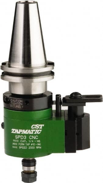 Tapmatic 28511652 Model SPD-CNC5, No. 10 Min Tap Capacity, 1/2 Inch Max Mild Steel Tap Capacity, 1 Inch Shank Diameter Tapping Head 