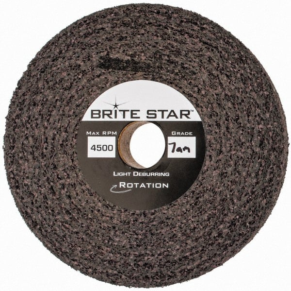 Brite Star 66261114532 Deburring Wheel:  Density 8, Aluminum Oxide 