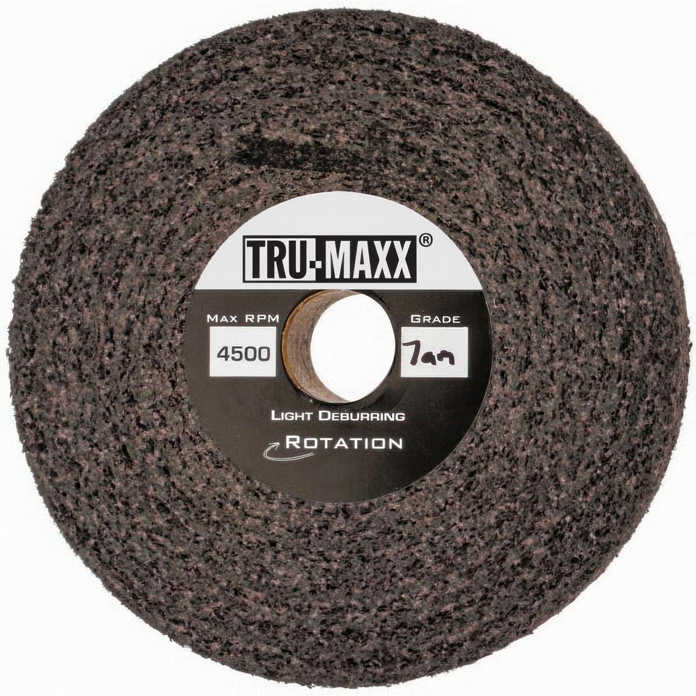 Deburring Wheel:  Density 8, Aluminum Oxide
