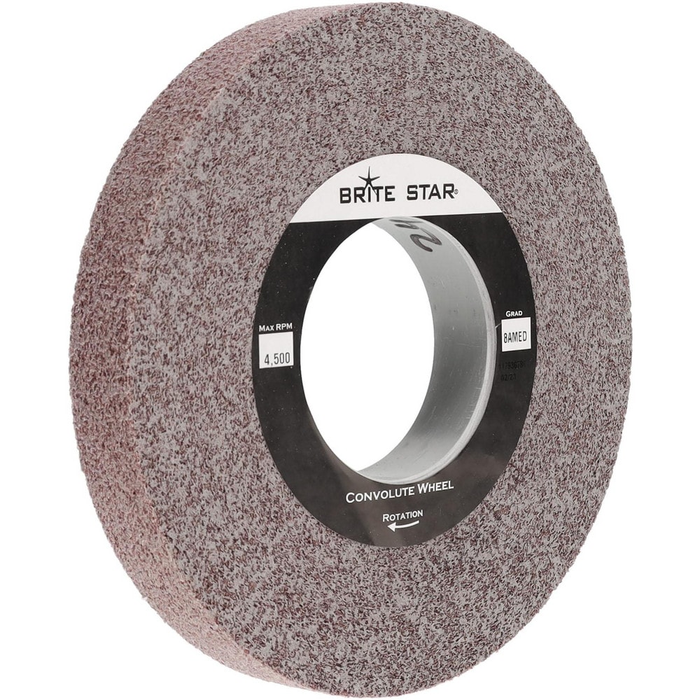 Brite Star 66261114539 Deburring Wheel:  Density 8, Aluminum Oxide 