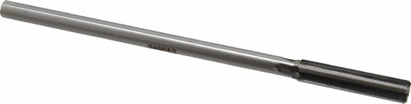 Made in USA 248012 Chucking Reamer: 3/8" Dia, 7" OAL, 1-3/4" Flute Length, Straight Shank, Solid Carbide Image