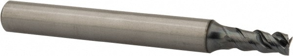 Seco 2679360 Corner Chamfer End Mill: 0.1575" Dia, 0.3937" LOC, 3 Flute, 0.0018" Chamfer Width, Solid Carbide Image