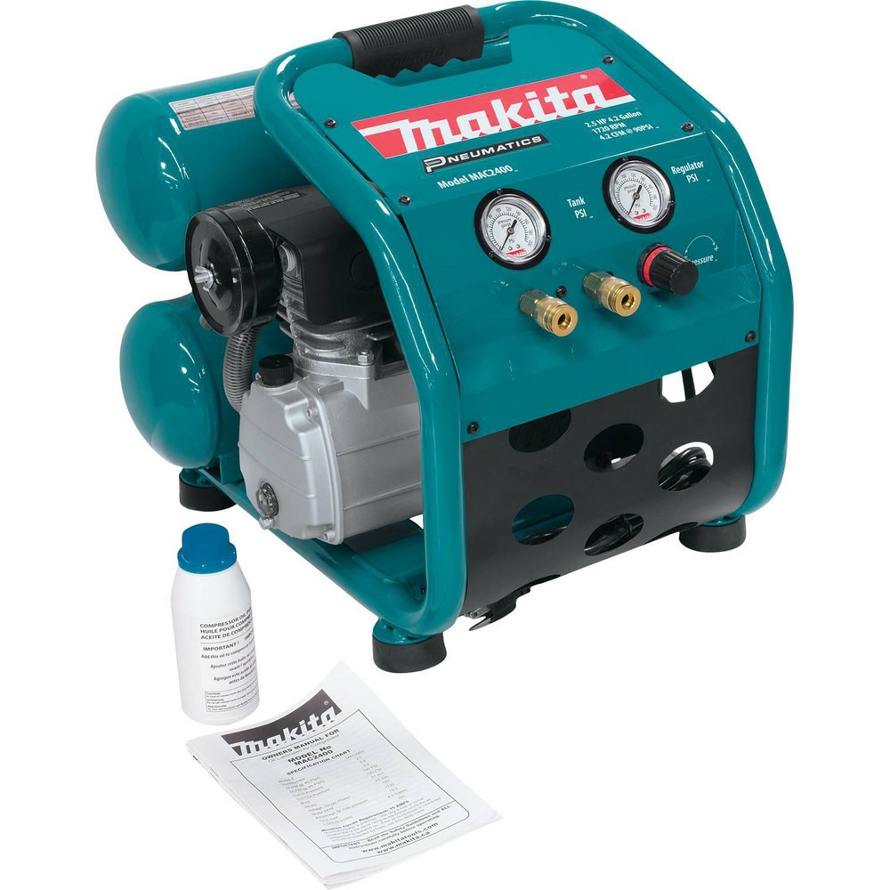 Makita - Portable Electric Air Compressors; Input Voltage: 110; Tank ...