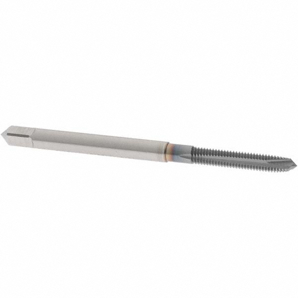 OSG 1115810108 Spiral Point Tap: M3 x 0.5, Metric Coarse, 3 Flutes, Plug, 6H, High Speed Steel, TiCN Finish Image