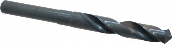 Chicago-Latrobe 55437 Reduced Shank Drill Bit: 37/64 Dia, 1/2 Shank Dia, 118 0, High Speed Steel Image