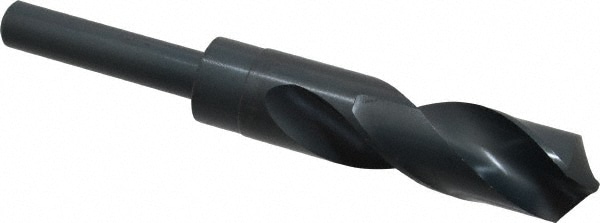 Chicago-Latrobe 55459 Reduced Shank Drill Bit: 59/64 Dia, 1/2 Shank Dia, 118 0, High Speed Steel Image