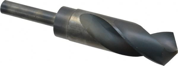 Chicago-Latrobe 55472 Reduced Shank Drill Bit: 1-1/8 Dia, 1/2 Shank Dia, 118 0, High Speed Steel 
