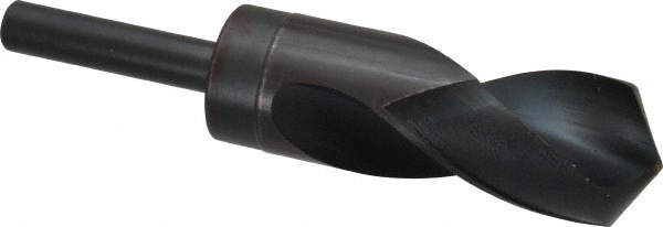 Chicago-Latrobe 55486 Reduced Shank Drill Bit: 1-11/32 Dia, 1/2 Shank Dia, 118 0, High Speed Steel Image