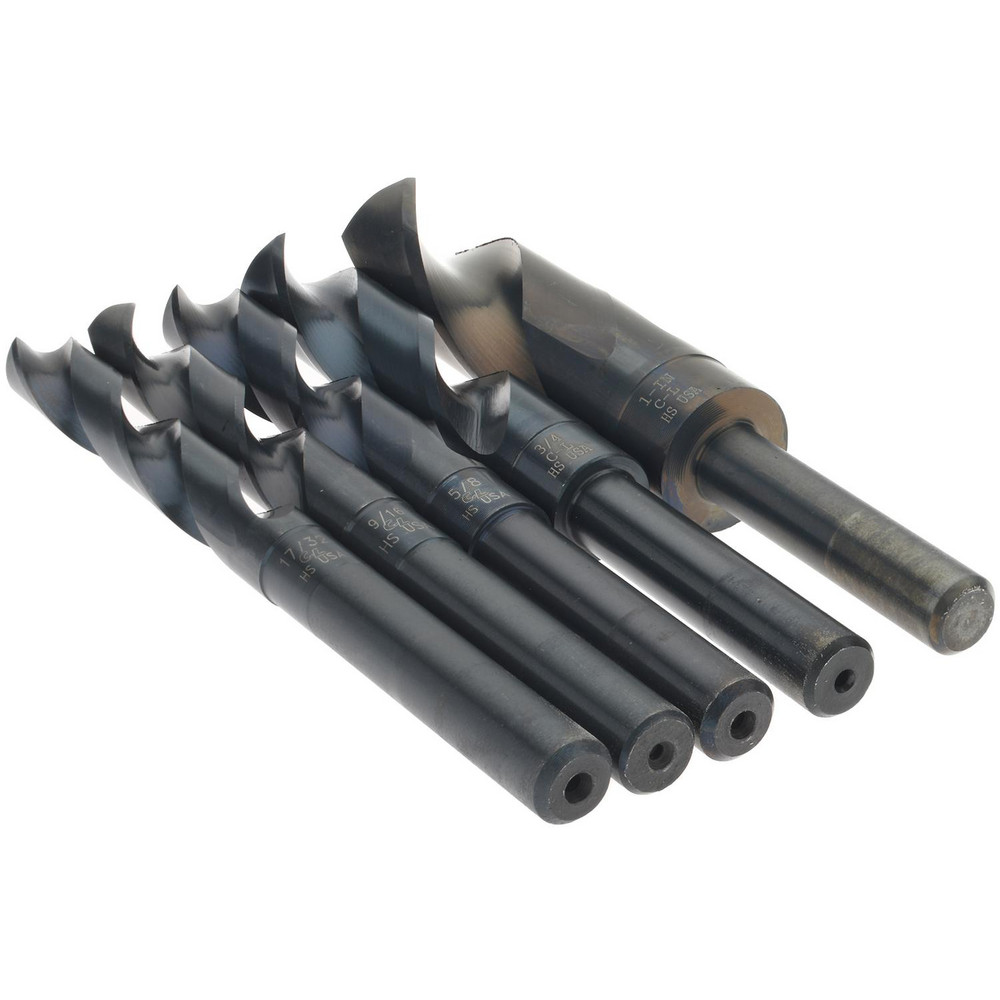 ChicagoLatrobe Drill Bit Set Reduced Shank Drill Bits, 5 Pc, 1