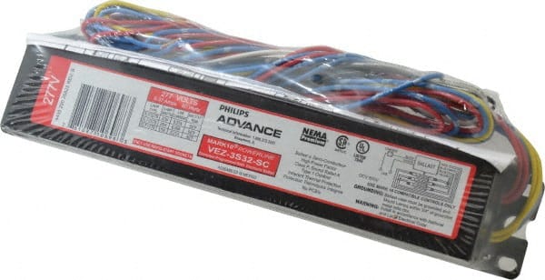 Philips Advance - 3 Lamp, 277 Volt, 0.21 to 0.35 Amp, to 39 Watt, Programmed Start, Electronic, Dimmable Fluorescent Ballast - 81374043 - MSC Industrial Supply