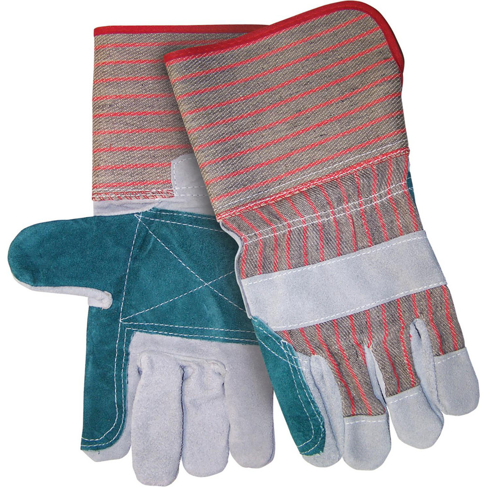 Work & General Purpose Gloves; Cuff Style: Gauntlet ; Primary Material: Leather ; Coating Material: Uncoated ; Coating Coverage: Uncoated ; Grip Surface: Padded Palm ; Men's Size: Large
