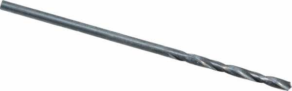 Screw Machine Drill Bit: 3/64" (0.0469) Dia, 135 deg, HSS - Oxide Finish, 1-3/8" OAL, Right Hand Cut, 2 Flute, Regular Spiral Flute, Straight-Cylindrical Shank, Series 159