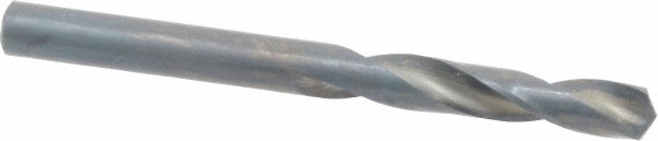 Screw Machine Drill Bit: #3 (0.2130) Dia, 135 deg, HSS - Oxide Finish, 2-3/8" OAL, Right Hand Cut, 2 Flute, Regular Spiral Flute, Straight-Cylindrical Shank, Series 159