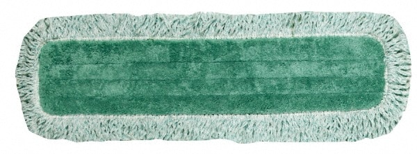 Dust Mop Pad: Microfiber, 9" OAW, 28" OAL