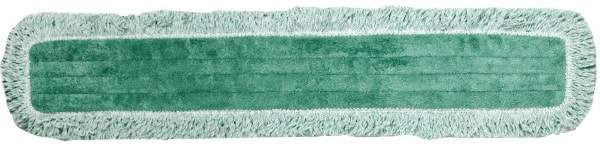 Dust Mop Pad: Microfiber, 9" OAW, 40" OAL