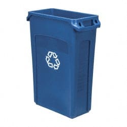 Rubbermaid FG354007BLUE 23 Gal Rectangle Blue Recycling Container 