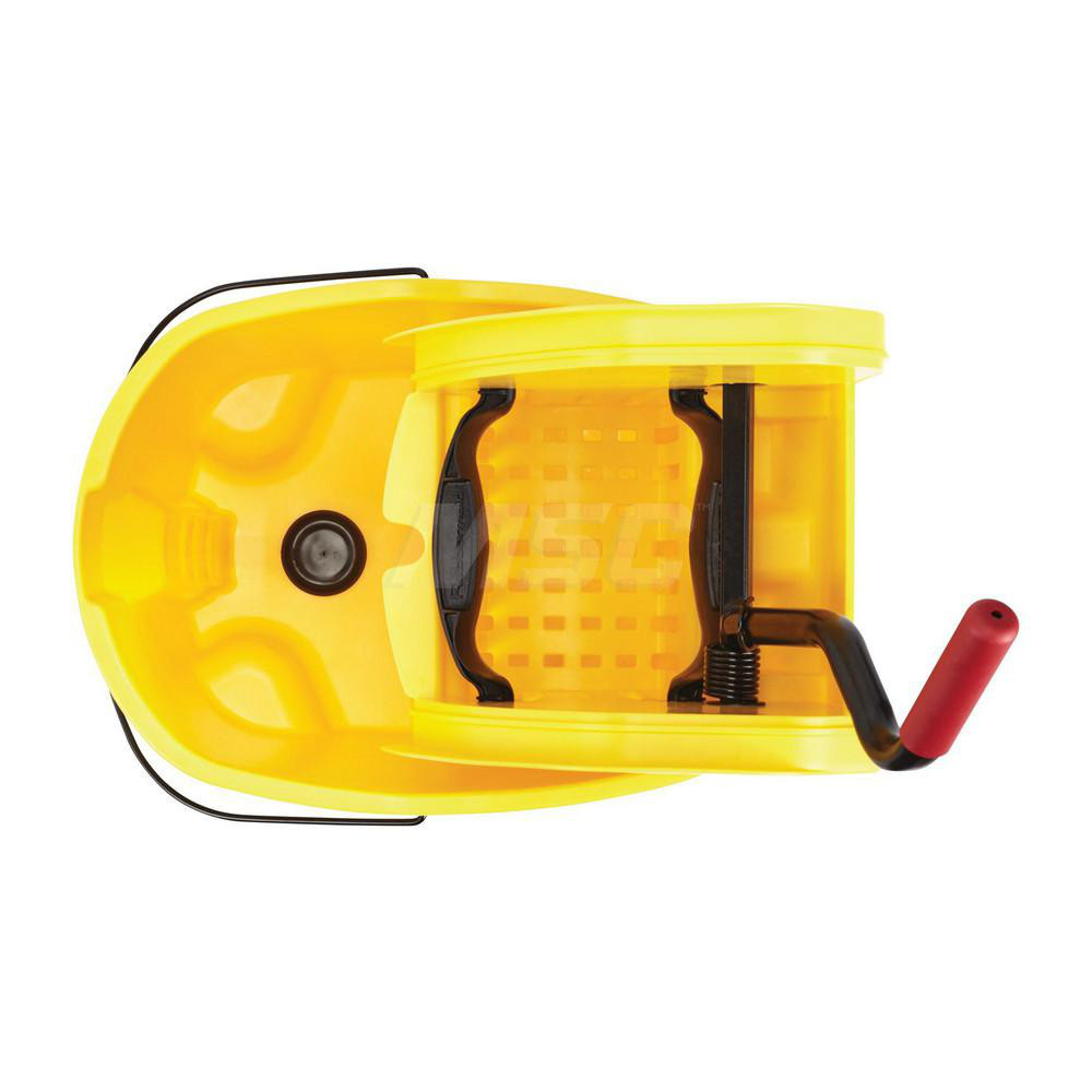 Rubbermaid WaveBrake 44 Qt DownPress Mop Bucket & Wringer Combo on