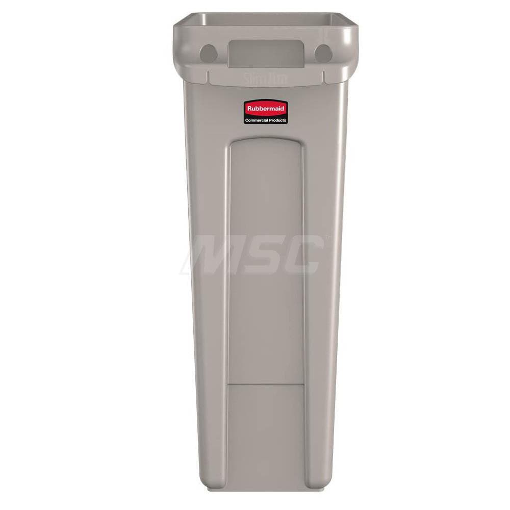 Rubbermaid - Trash Can: 23 gal, Rectangle, Red - 35912179 - MSC Industrial  Supply