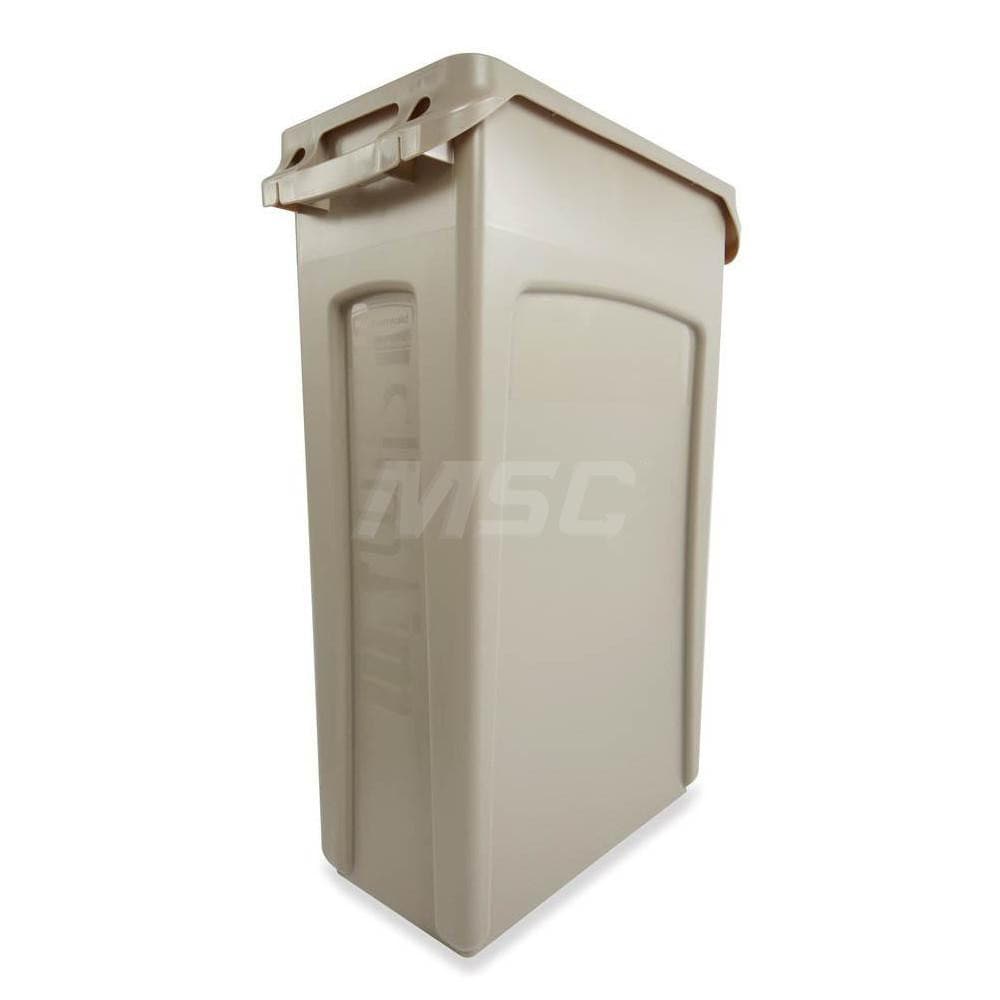 Rubbermaid - Trash Can: 23 gal, Rectangle, Red - 35912179 - MSC Industrial  Supply