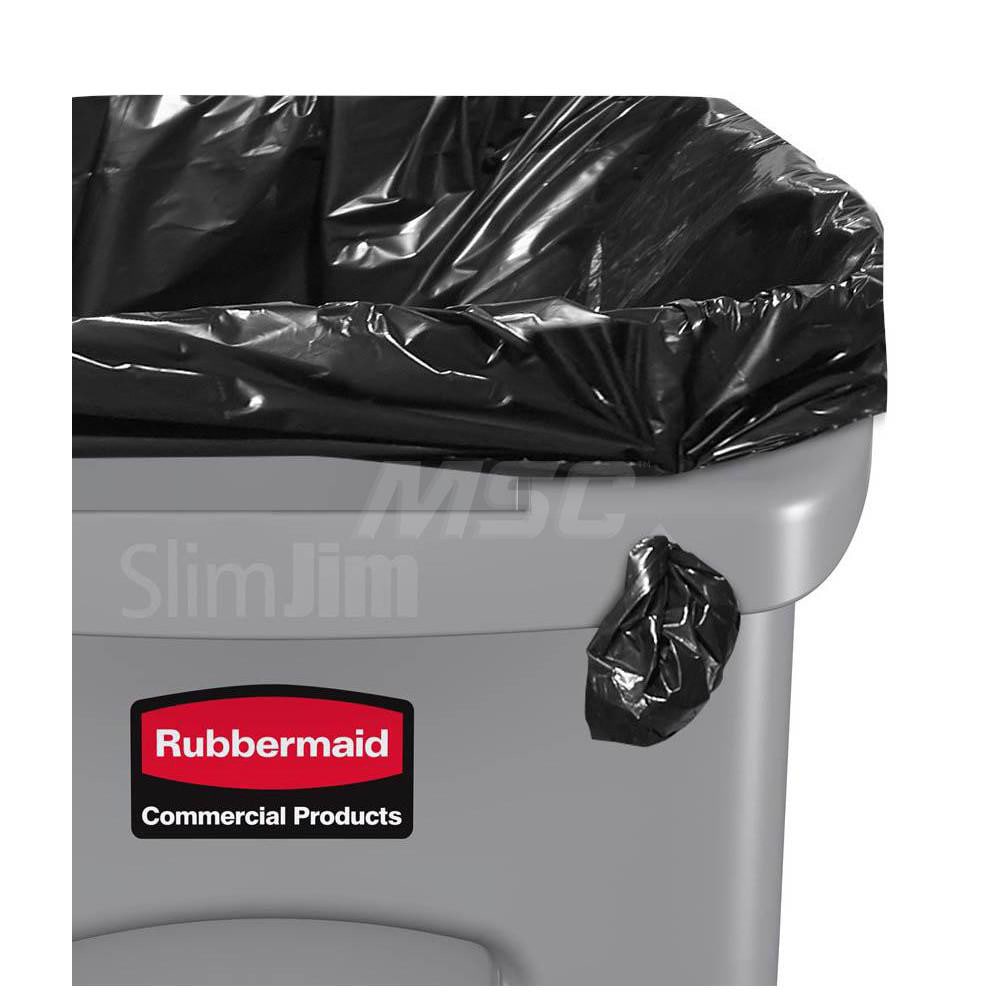 Rubbermaid - Trash Can: 23 gal, Rectangle, Red - 35912179 - MSC Industrial  Supply