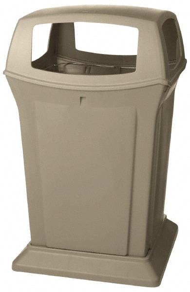 Rubbermaid Commercial Products 21-Gallons Beige Plastic Commercial