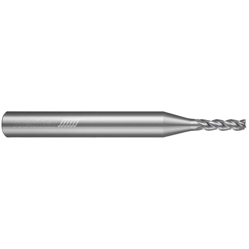 Carbide Square End Mill 1/8" Diamond-Like Carbon Coated 3