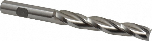 Made in USA KK-813 Tapered End Mill: 0.5 &deg; per Side, 1/2" Small Dia, 3-1/4" LOC, 3 Flutes, High Speed Steel, Square End Image