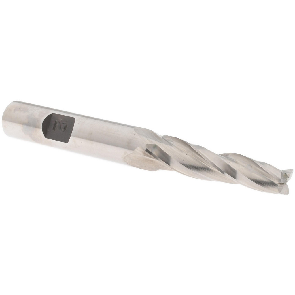 Made in USA L-405 Tapered End Mill: 2 &deg; per Side, 1/4" Small Dia, 1-1/4" LOC, 3 Flutes, High Speed Steel, Square End Image
