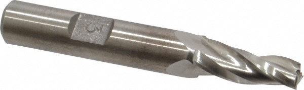 Made in USA M-403 Tapered End Mill: 3 &deg; per Side, 1/4" Small Dia, 3/4" LOC, 3 Flutes, High Speed Steel, Square End Image