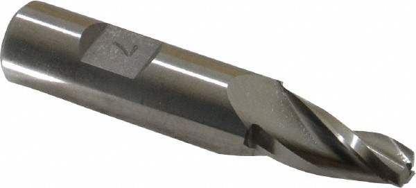 Made in USA R-403 Tapered End Mill: 7 ° per Side, 1/4" Small Dia, 3/4" LOC, 3 Flutes, High Speed Steel, Square End Image