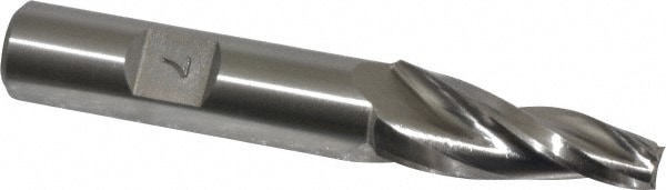 Made in USA R-405 Tapered End Mill: 7 ° per Side, 1/4" Small Dia, 1-1/4" LOC, 3 Flutes, High Speed Steel, Square End Image