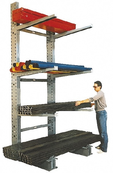 Made in USA HDSA48L2M Cantilever Rack Straight Arm: 2,000 lb Capacity, 48" Long Image