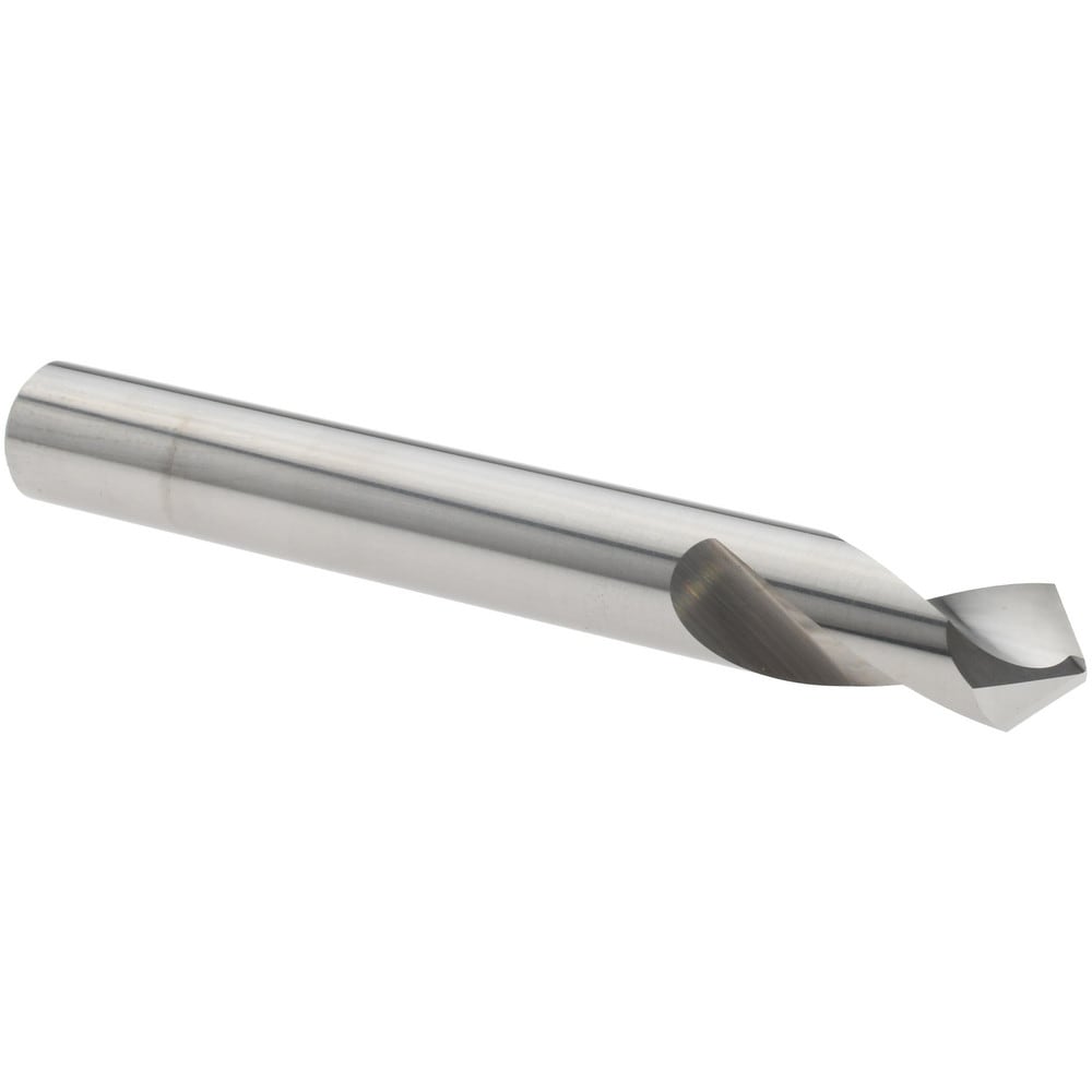 Spotting Drill: 5/16" Dia, 100 ° Point, 2-1/2" OAL, Solid Carbide