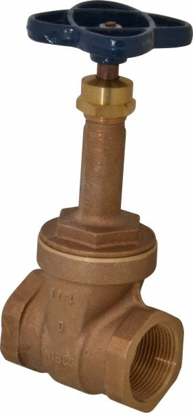 NIBCO NL1C00B Gate Valve: Rising Stem, Threaded, Bronze Image