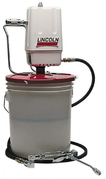 Lincoln 989 Air-Operated Pump: Grease Lubrication, Aluminum 