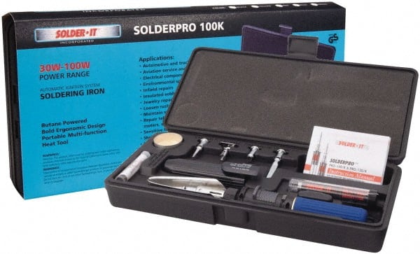 Solder-It PRO-100K 9 Pc Soldering Iron Kit 