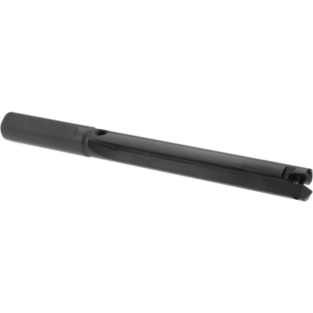 Indexable Spade Drill: 31/32 to 1-3/8" Dia, 7-3/4" Max Depth, Straight Flute
