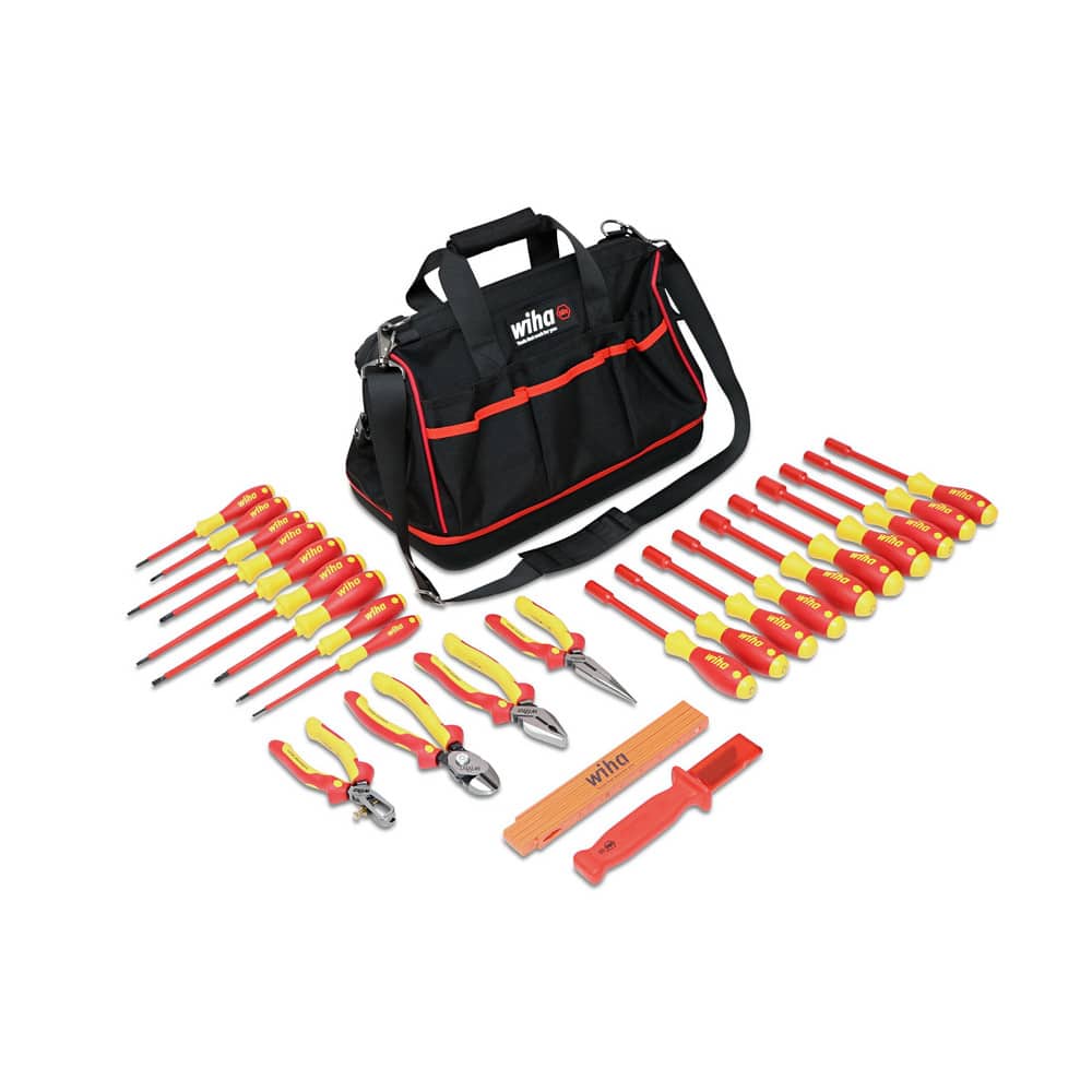 Combination Hand Tool Set: 25 Pc, Insulated Tool Set