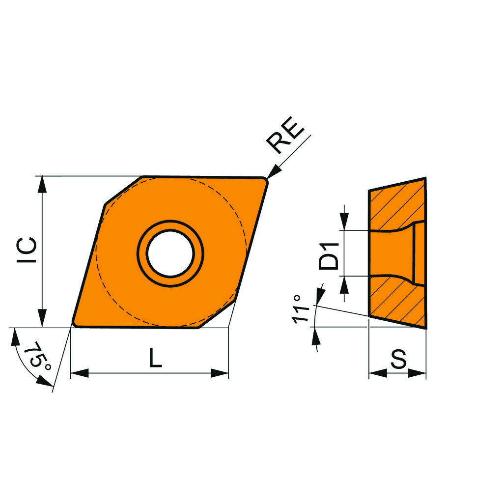 Dormer Pramet - Turning Inserts: Insert Style: EPMT; ANSI Size Code: 1 ...