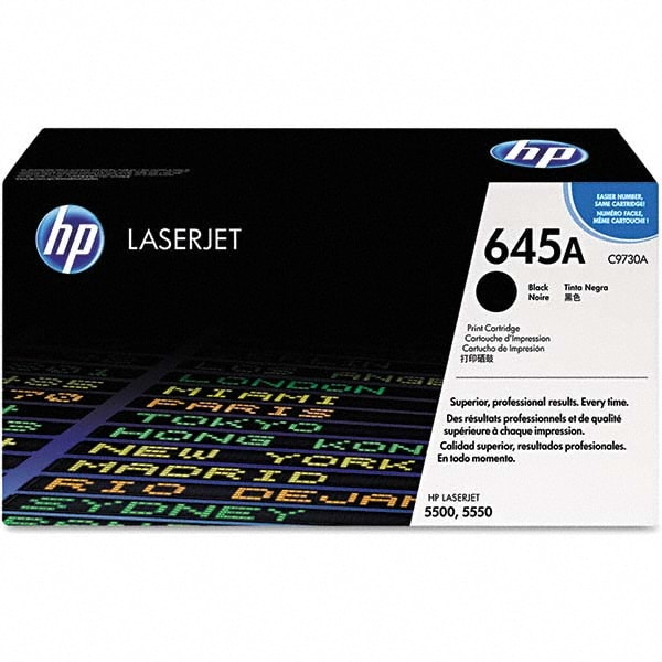 Office Machine Supplies: Toner Cartridge, Black, 1 per Pack - Use w/ HP Color Laser Jet 5500, 5550 | Part #HEW - Hewlett-Packard C9730A