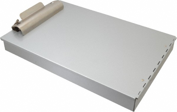 Saunders 14-1/4 Inch Long x 9-3/4 Inch Wide x 3-1/2 Inch High, Clip Board - Silver | Part #SAU21017